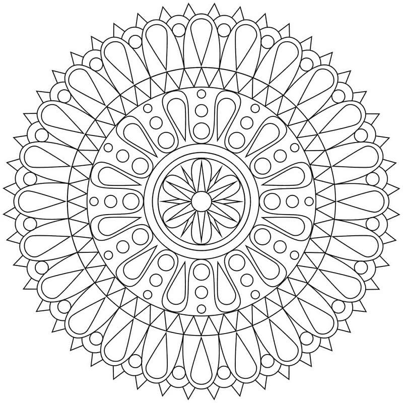 Mandalas Abstraits 45